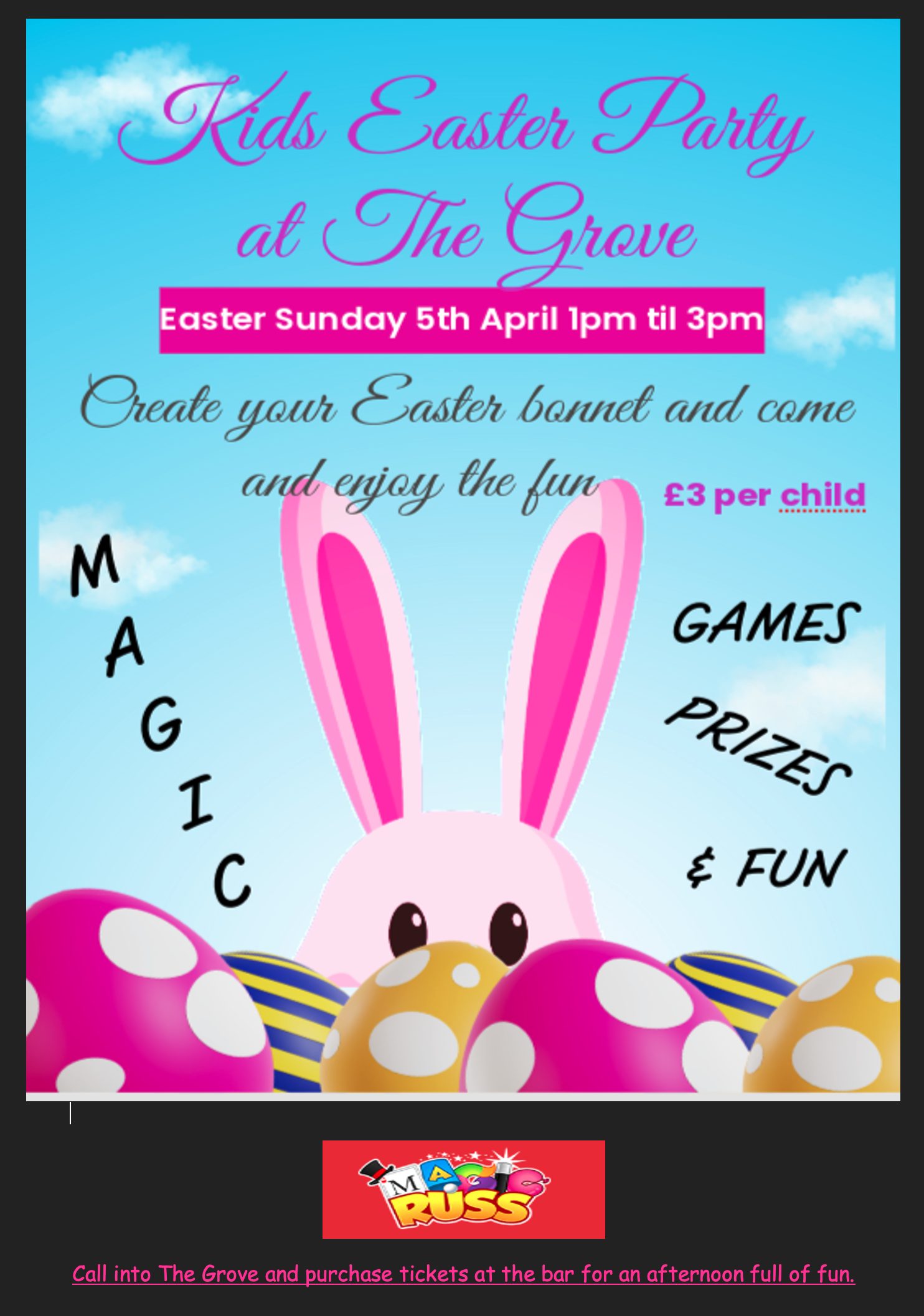 Join the Fun at The Grove Kids Easter Party!