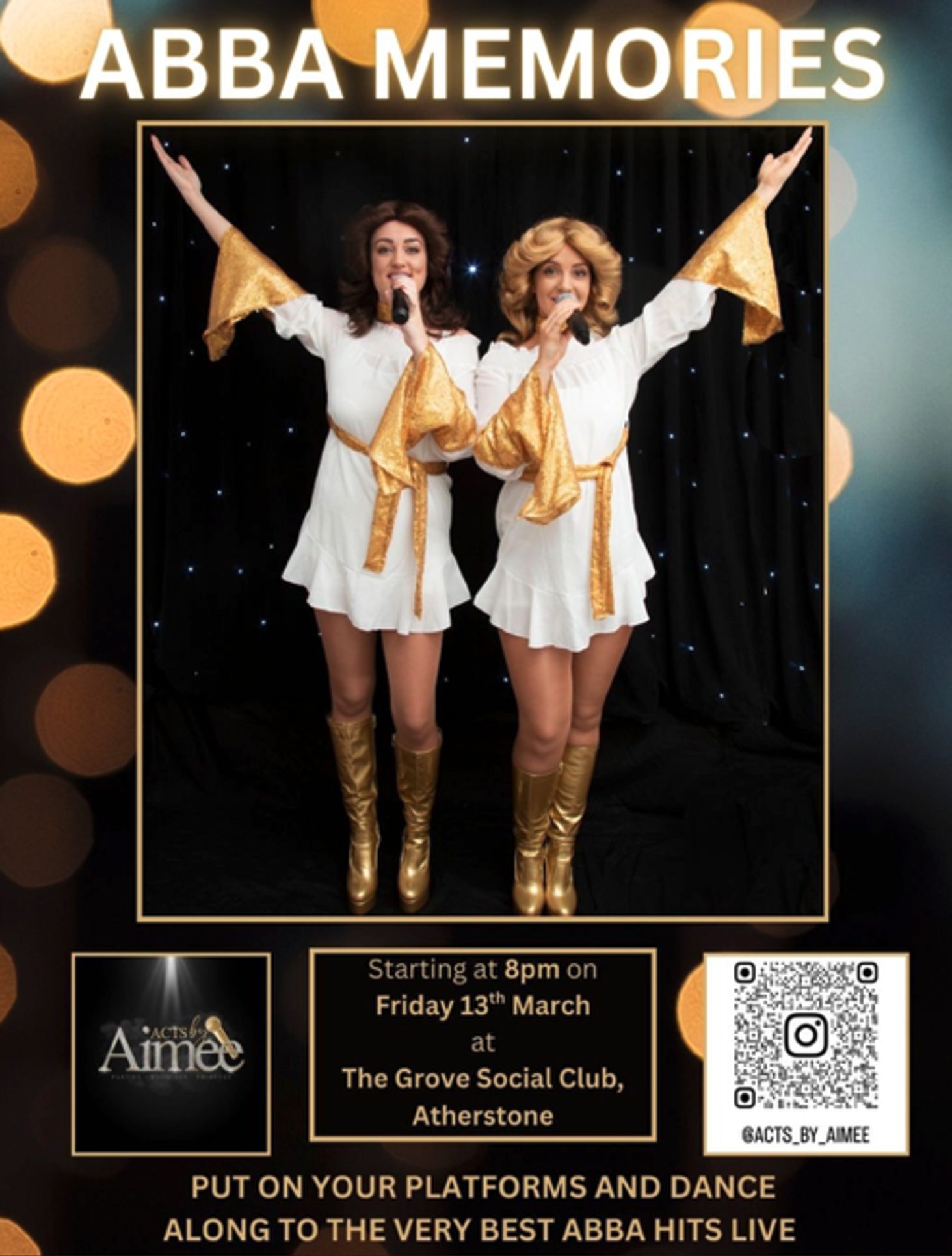 🎉 Get Ready to Party – ABBA Night at The Grove! 🎶 Dust off your dancing shoes and get ready for a night of pure pop nostalgia at The Grove Sports & Social Club! If you love timeless tunes, great company, and an electric party atmosphere, this is an event you won’t want to miss. Join us for a fantastic evening celebrating the music and magic of ABBA. From iconic singalong anthems to dancefloor favourites, it’s the perfect chance to relive the golden age of pop with friends, family, and fellow music lovers. Expect a lively atmosphere, plenty of feel-good hits, and a welcoming crowd ready to enjoy the party together. Whether you’re a lifelong ABBA fan or simply looking for a fun night out, everyone is invited to come along and soak up the excitement. As the poster says — everyone is welcome, so come and enjoy the party! ABBA March 2026 Bring your friends, grab a drink, and prepare for a night of music, dancing, and unforgettable entertainment at The Grove. Keep an eye on the club for full event details — and get ready for a night you’ll be talking about long after the music stops! 🎤✨